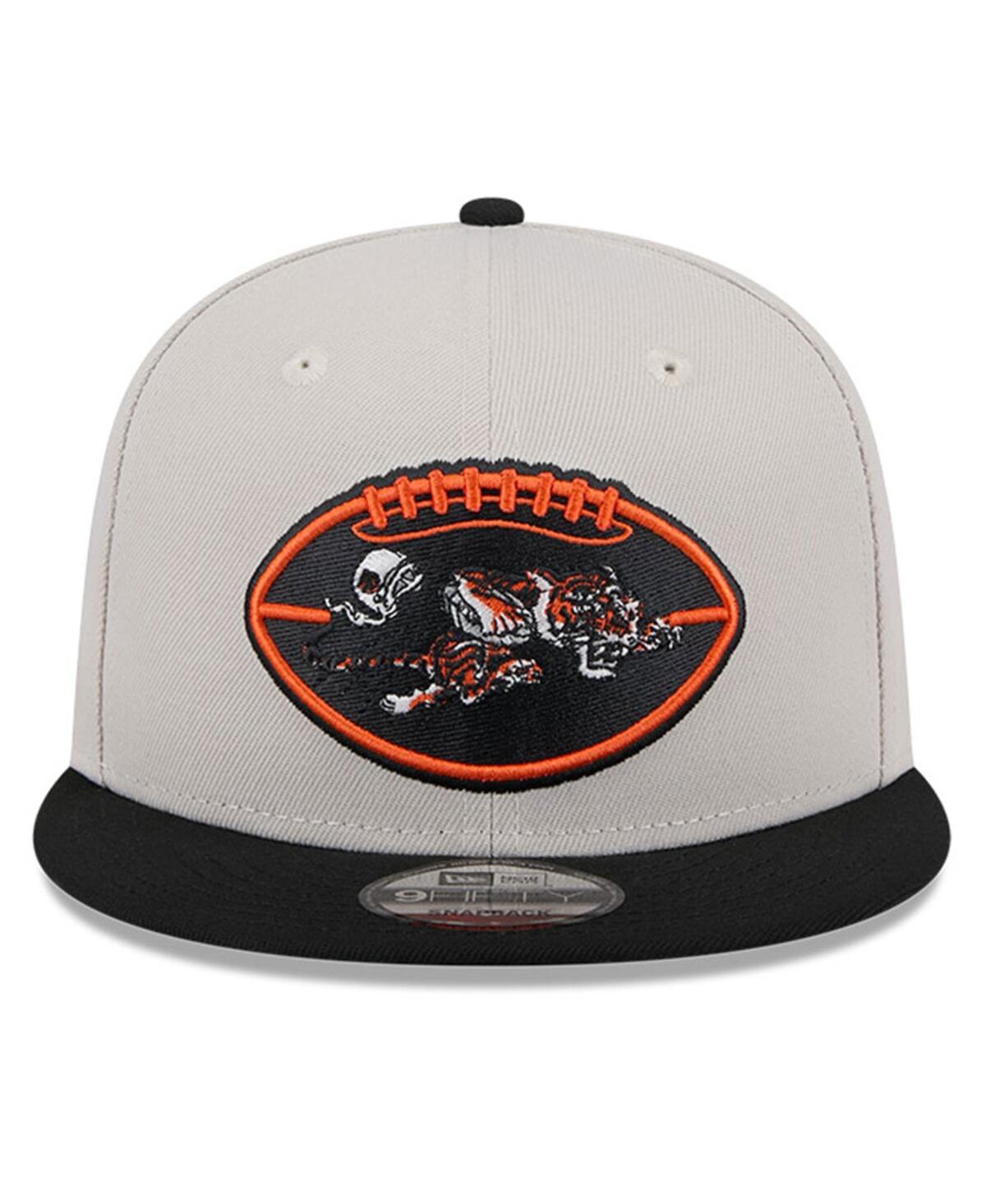 Shop New Era Men's Stone/black Cincinnati Bengals 2024 Sideline Historic 9fifty Snapback Hat In Stone,black