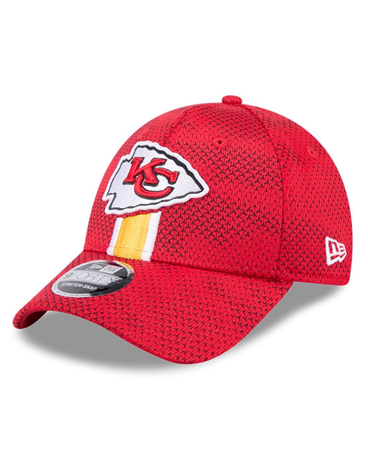 New Era Big Boys and GirlsKansas City Chiefs 2024 Nfl Sideline 9FORTY Stretch-Snap Hat - Red
