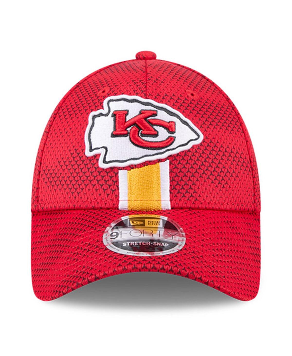 New Era Big Boys and GirlsKansas City Chiefs 2024 Nfl Sideline 9FORTY Stretch-Snap Hat - Red