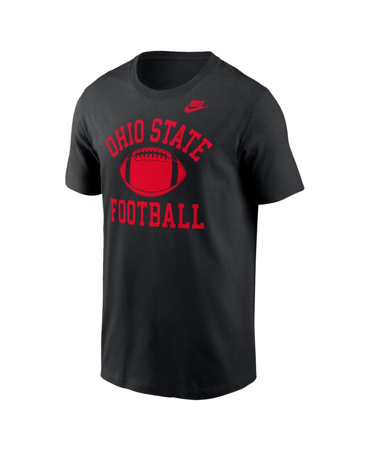 Nike Men'sOhio State Buckeyes Legacy Football Icon T-Shirt - Black