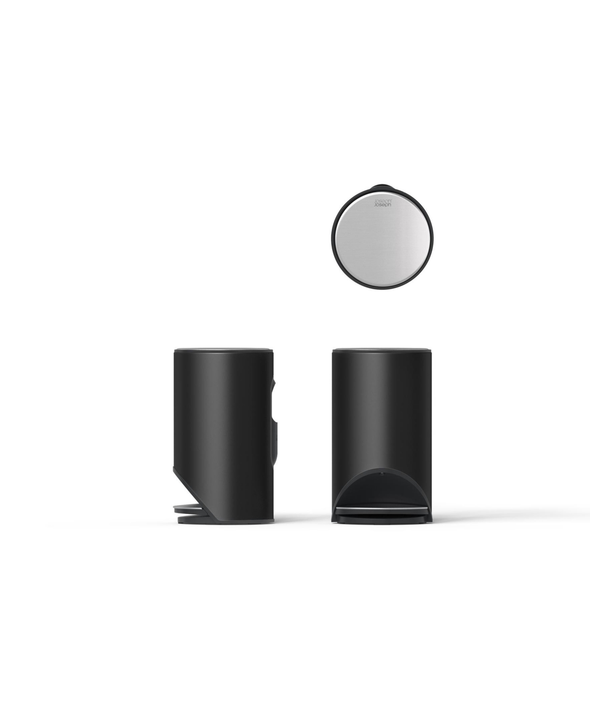 Joseph Joseph Arc 30-litre Slimline Pedal Trash Can In Black