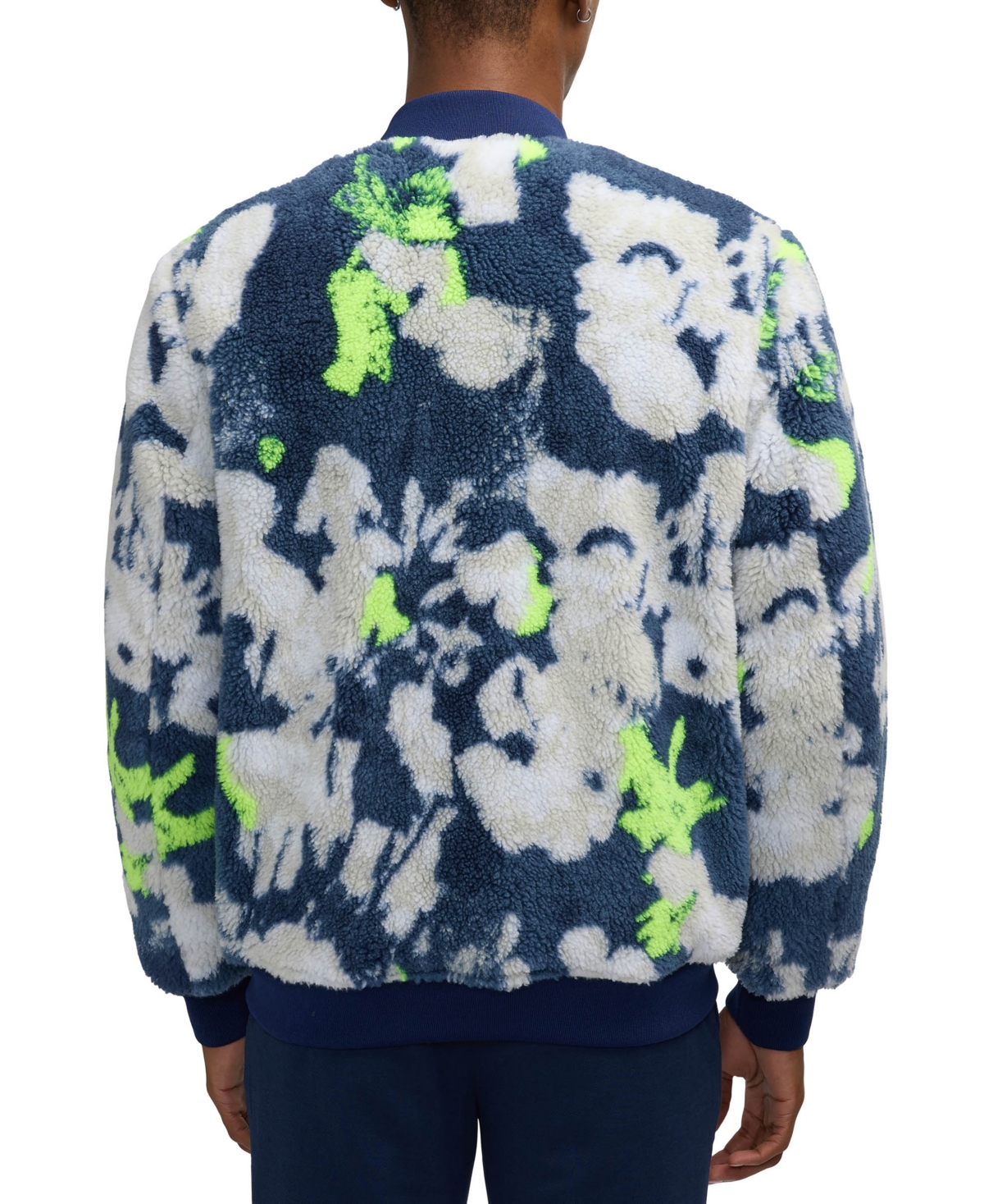 Scotch & Soda Men's Reversible Bomber Jacket In Dark Grape
