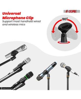 Tripod Mic Stand Heavy Duty Height Adjustable Floor Microphone Boom Arm Pedestal Para Microfono for Singing On Stage Studio - MS 080 4Pcs