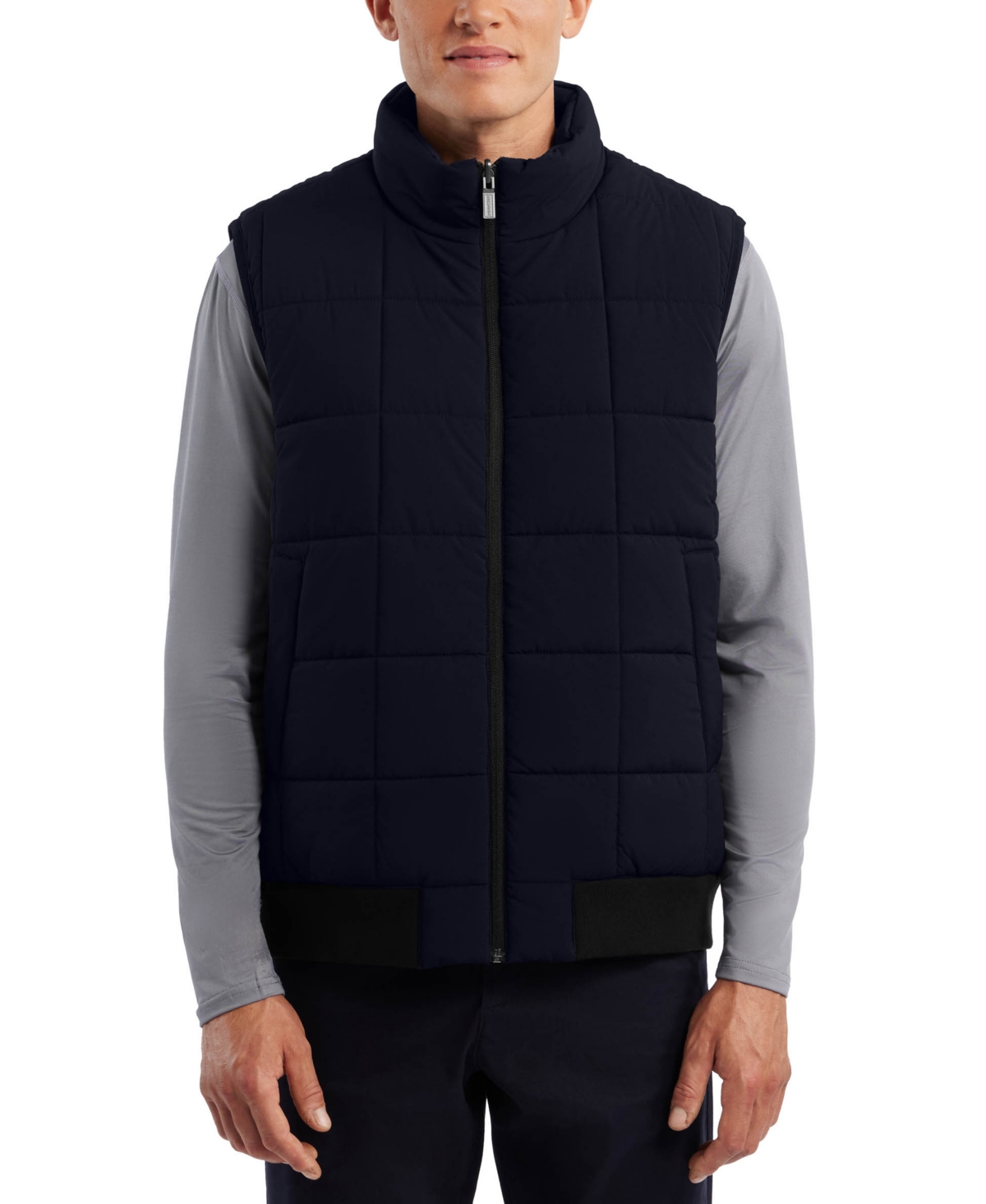 Hunter Men's Reversible Stand-Collar Vest -Blackwatch Plaid