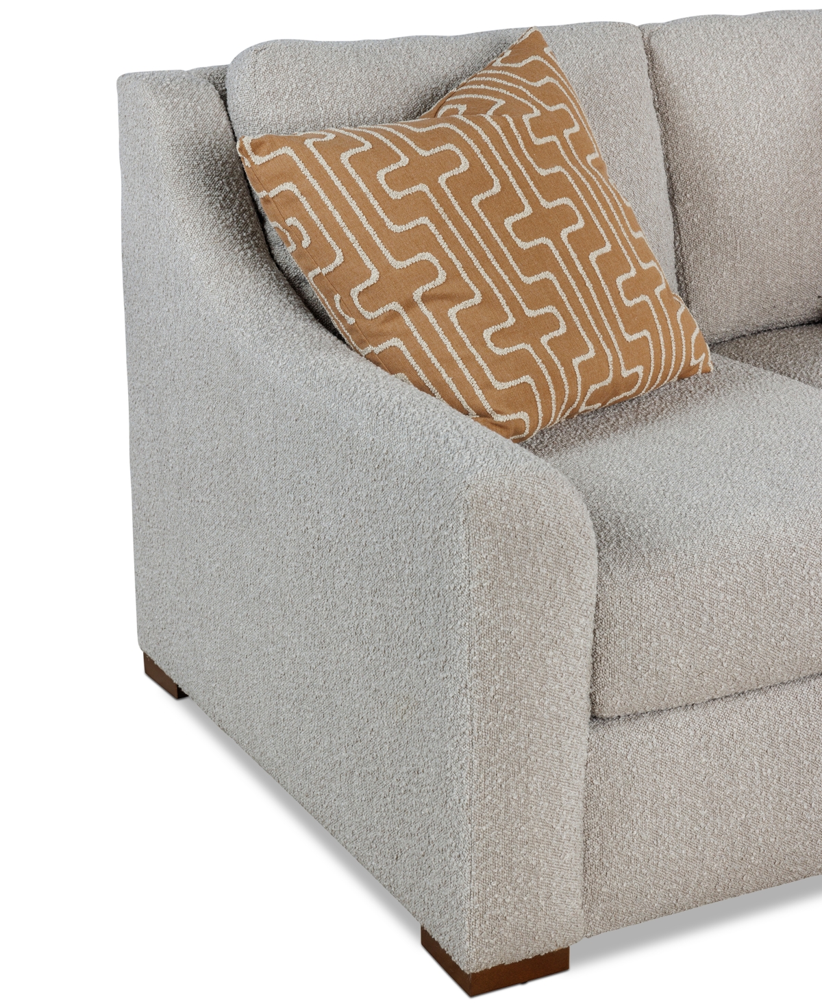 Macy's Morgane Fabric Loveseat, Created For  In Dove