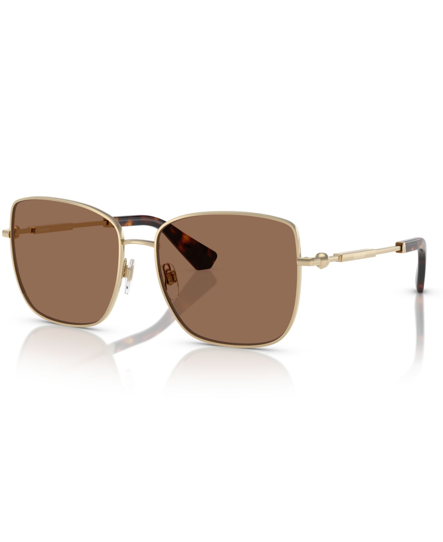Женские солнцезащитные очки Burberry Sunglasses BE3158, цвет: Тёмный коричневый — фото 1