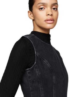 Tommy Jeans Women's Embellished Sleeveless Denim Dress - Macy's
