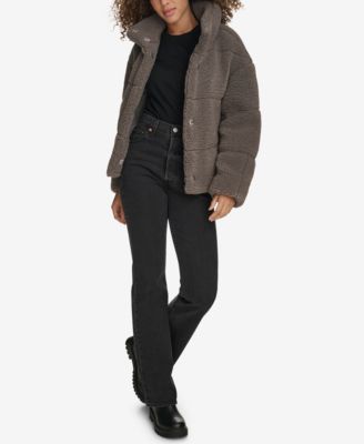 Women's Short Sherpa Teddy Jacket