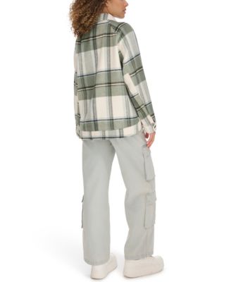 Women's Wool Blend Shirt Jacket