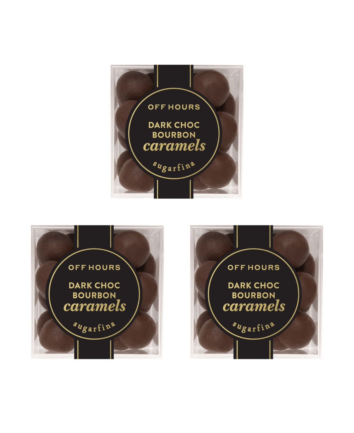 Sugarfina Dark Chocolate Bourbon Caramels, 3 Piece In No Color