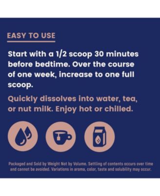 Collagen PM - Chocolate Nighttime Collagen Peptides Powder with Magnesium, GABA, L-Theanine and Melatonin - 20 Servings