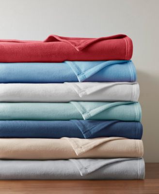 Home Design Easy Care Year-Round Soft Fleece Blanket, Exclusively