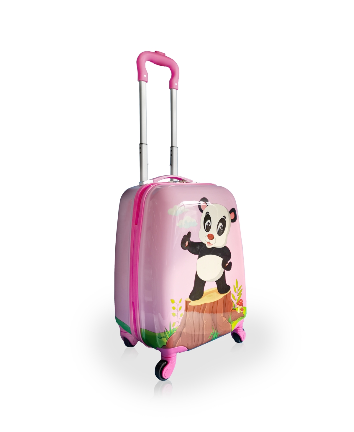 Tucci 18" Luggage Carry On Suitcase Kids Travel Suitcase In Peppy Panda