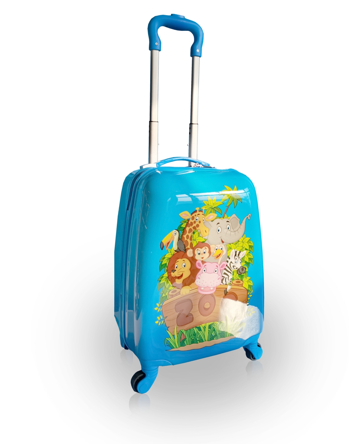 Tucci 18" Luggage Carry On Suitcase Kids Travel Suitcase In Zooland