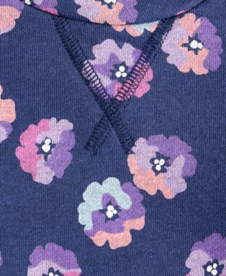 Toddler Girls Dreamy Floral-Print Knit Dress, Exclusively at Macy's