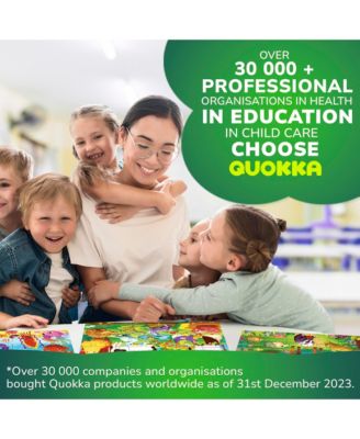 4 x 30 Pieces Jigsaw Puzzles for Toddlers 3-5 - Dinosaur, Animals, Meadow Girls