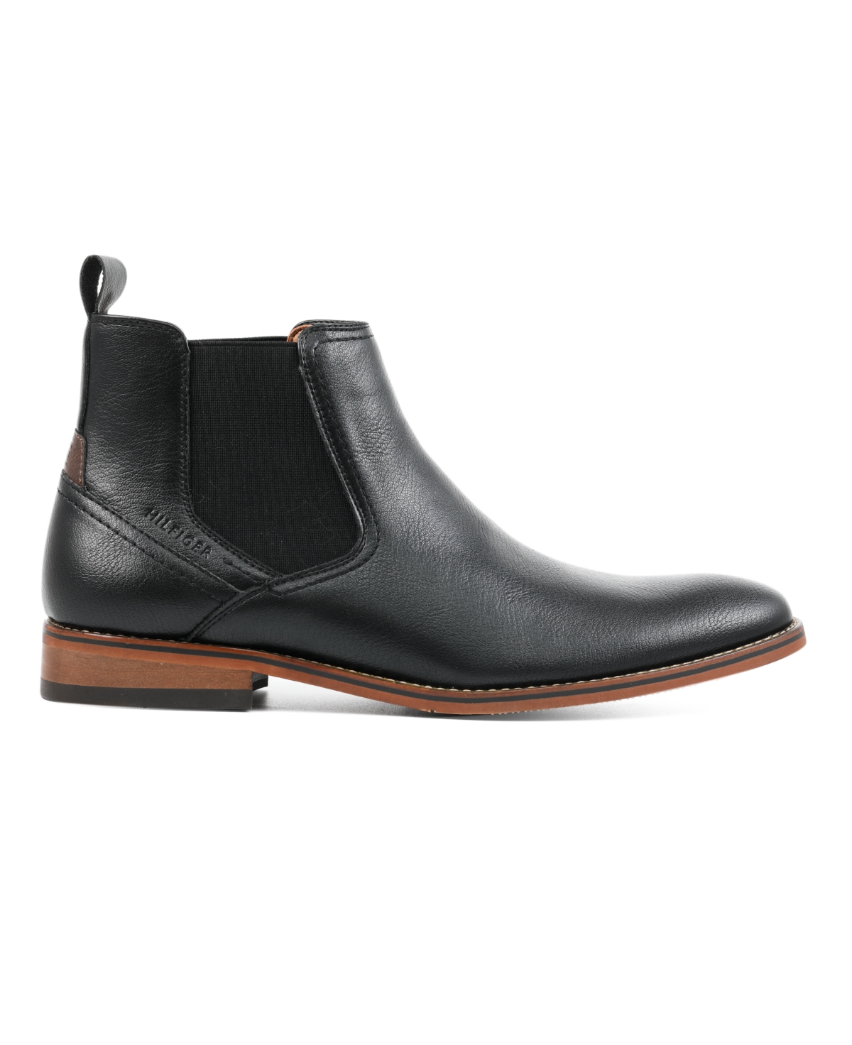 Tommy Hilfiger Men's Berton Low Shaft Chelsea Boots In Black