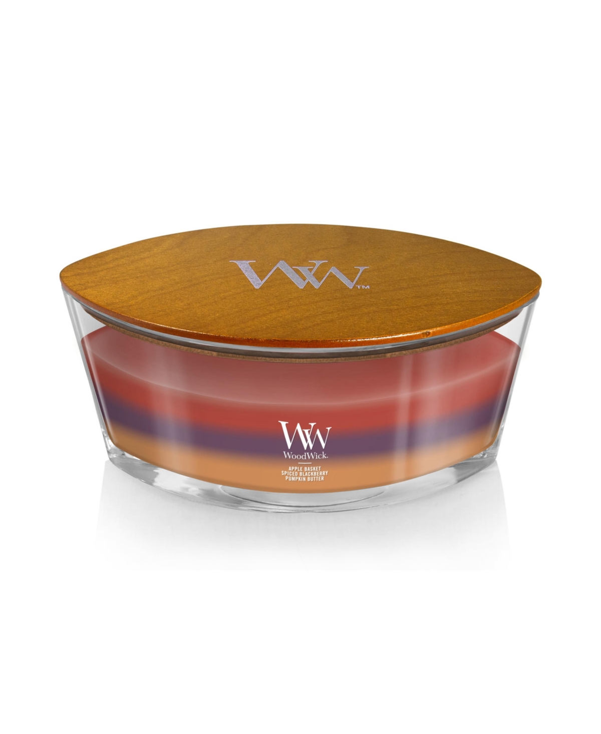 WoodWick Autumn Harvest Trilogy Ellipse Candle, oz.