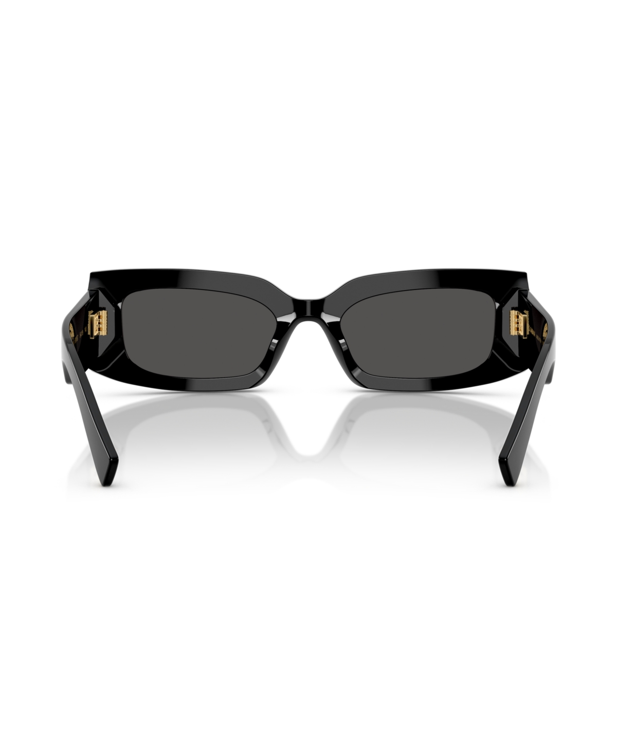 Dolce & Gabbana Acetate Rectangular Sunglasses In Black