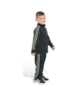 Toddler and Little Boys Long Sleeve Essential Tricot, 2-Piece Set