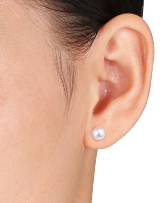 3-Pc. Set Cultured Freshwater Pearl (7-8mm) Collar Necklace, Stretch Bracelet, & Stud Earrings 