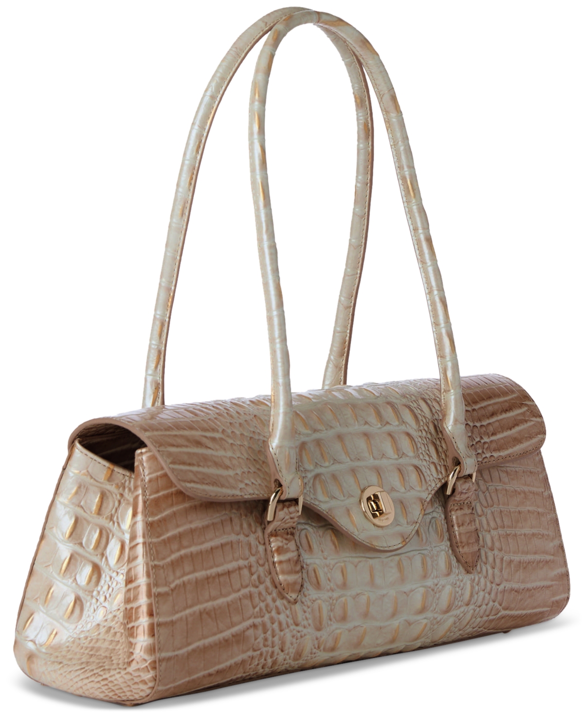 Brahmin Dayan Melbourne Satchel In Contour