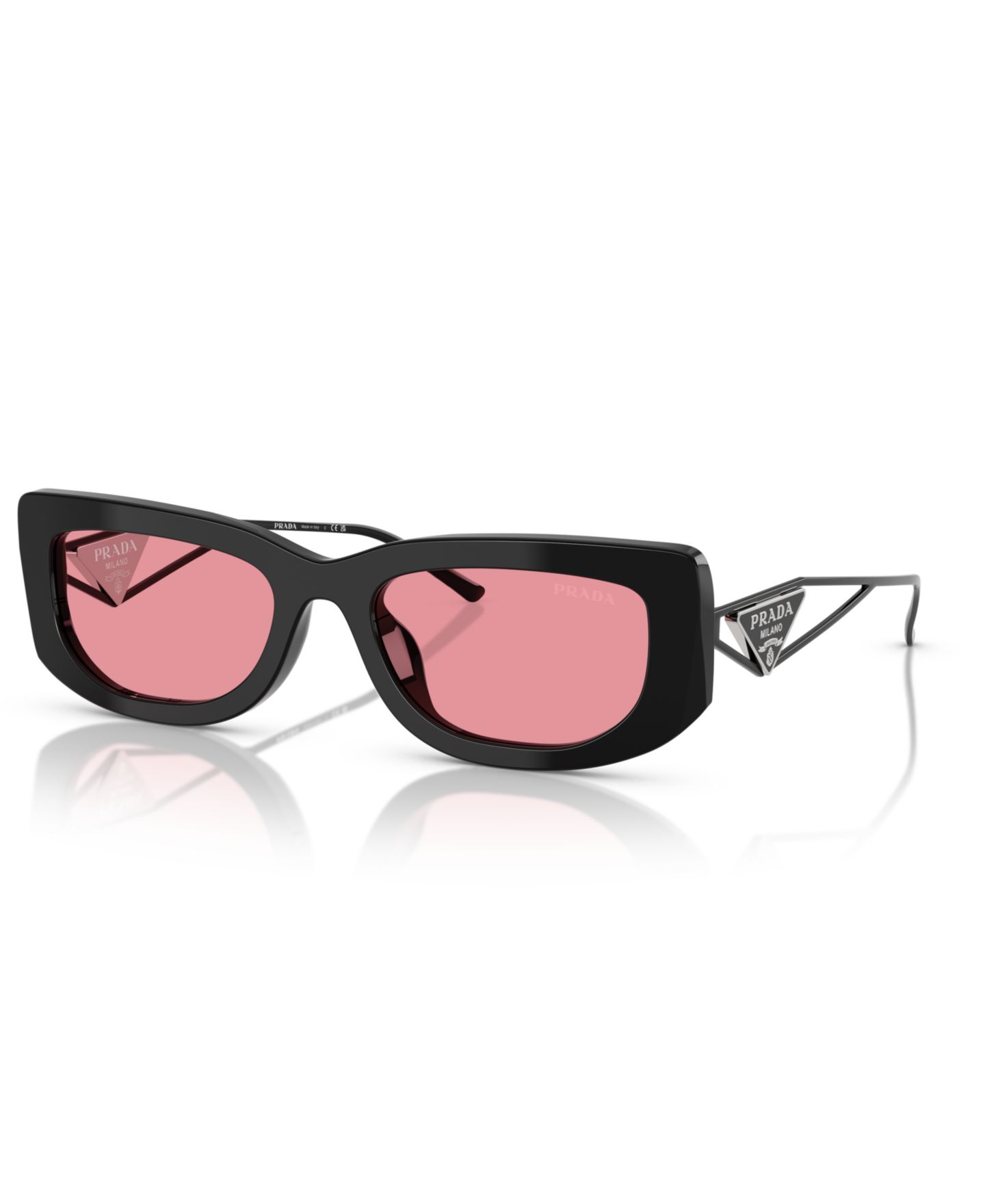 Женские солнцезащитные очки PRADA Sunglasses PR 14YS, цвет: Чёрный — фото 1