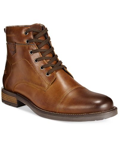 Alfani Jack Cap Toe Boots, Only at Macy's - All Men's Shoes - Men - Macy's