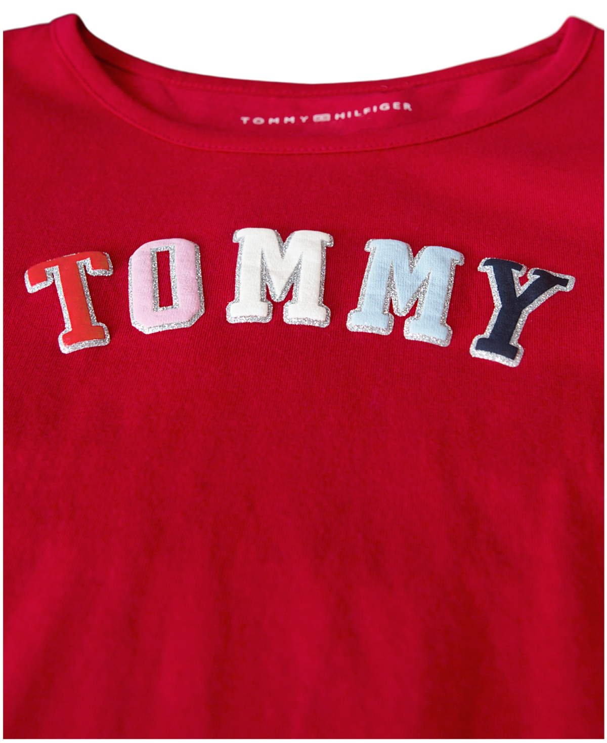 Tommy Hilfiger Arched Big Girls Long Sleeve Tee
