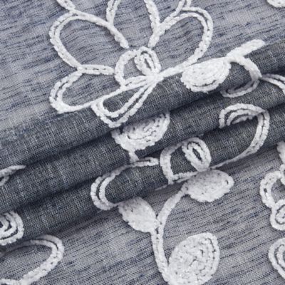 Rita Linen Look 76" W x 96" L Grommet Window Panel Set