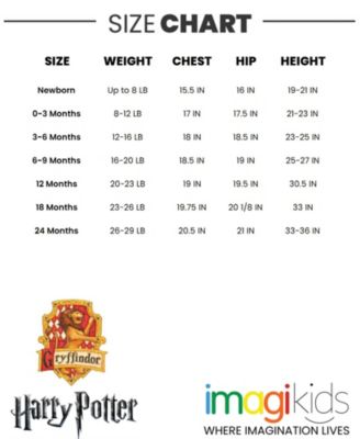 Baby Boys Baby Hufflepuff Slytherin Ravenclaw Baby 4 Pack Jogger Pants Newborn to