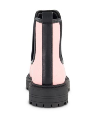 Little and Big Girls Lucianna Quilt Moto Boot