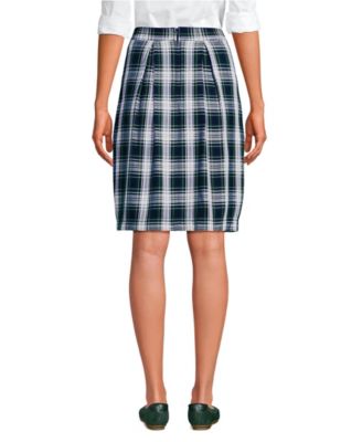Women's Plaid Skort Top of Knee