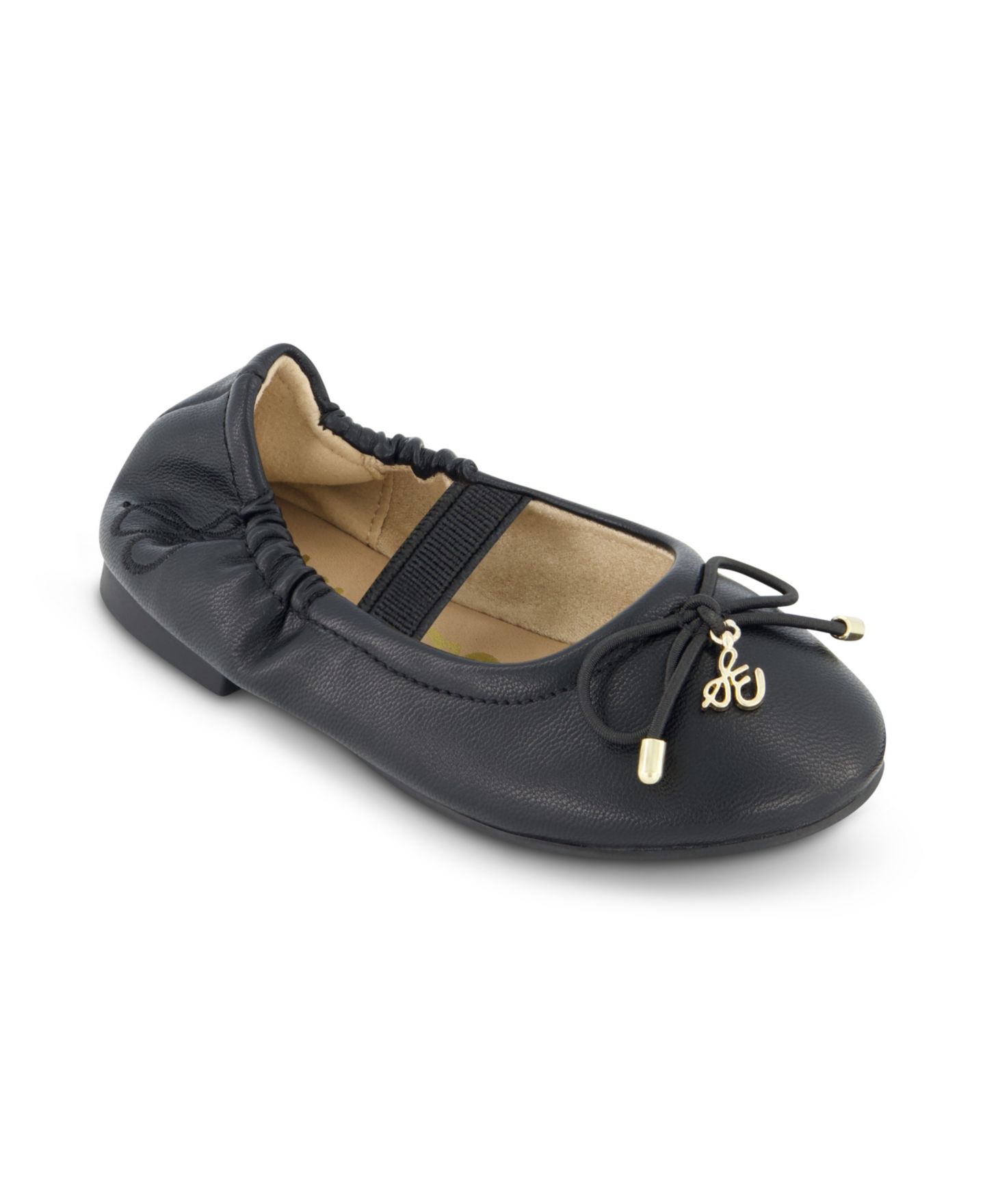 Детские балетки Sam Edelman Felicia Flex для девочек, цвет: Чёрный — фото 1