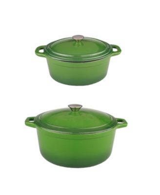 Neo 4pc Cast Iron Cookware Set, 5qt. & 8qt.