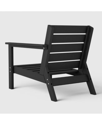 Outdoor Patio HDPE Right Arm Facing Deep Seating Corner Chair