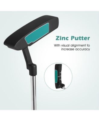 11 Pieces Complete Golf Club Package Set-Green