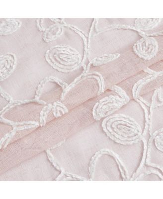 Rita Linen Look 76" W x 84" L Grommet Window Panel Set