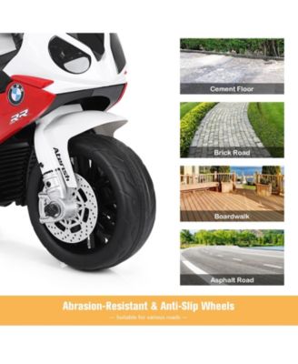 6V Kids 3 Wheels Riding BMW Licensed Electric Motorcycle-Red