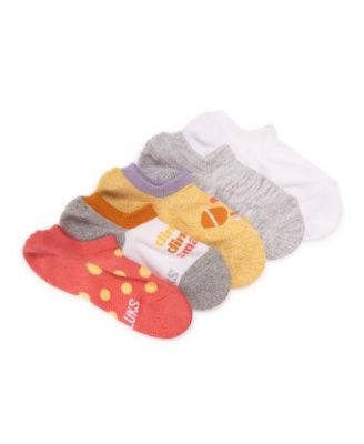 Women's Set of 5 Pickleball No Show Socks
