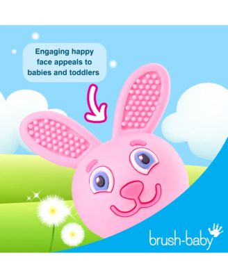 Bobbie Bunny Baby Teether Toy Rose Pink | Twist & Bounce Teething Toy