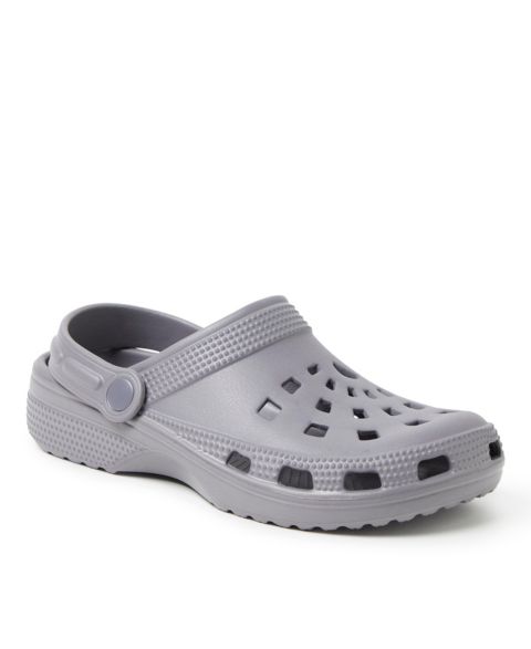 Женские сабо Dearfoams EcoCozy Sustainable Clog, цвет: Средний серый