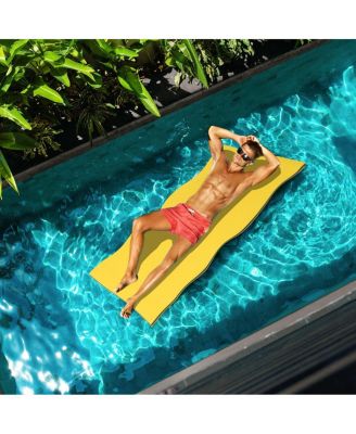 3-Layer Relaxing Tear-proof Water Mat-Yellow
