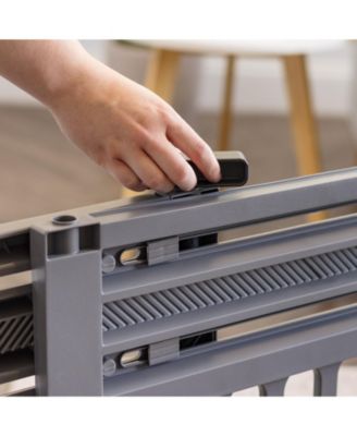 24 to 39" Plastic Portable Expandable Pet Gate, Safety Gate, White - 2 Pack