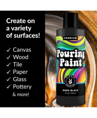 8oz Acrylic Pouring Paint Black