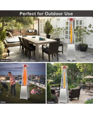 42000 BTU Pyramid Patio Heater with Wheels