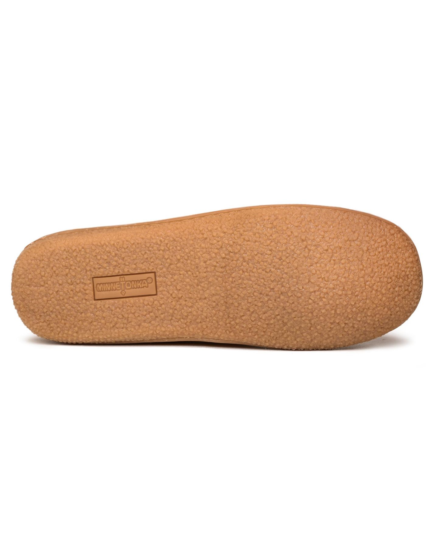 Женские тапочки Minnetonka Camp Collar Scuff Slippers, цвет: Коричный — фото 5