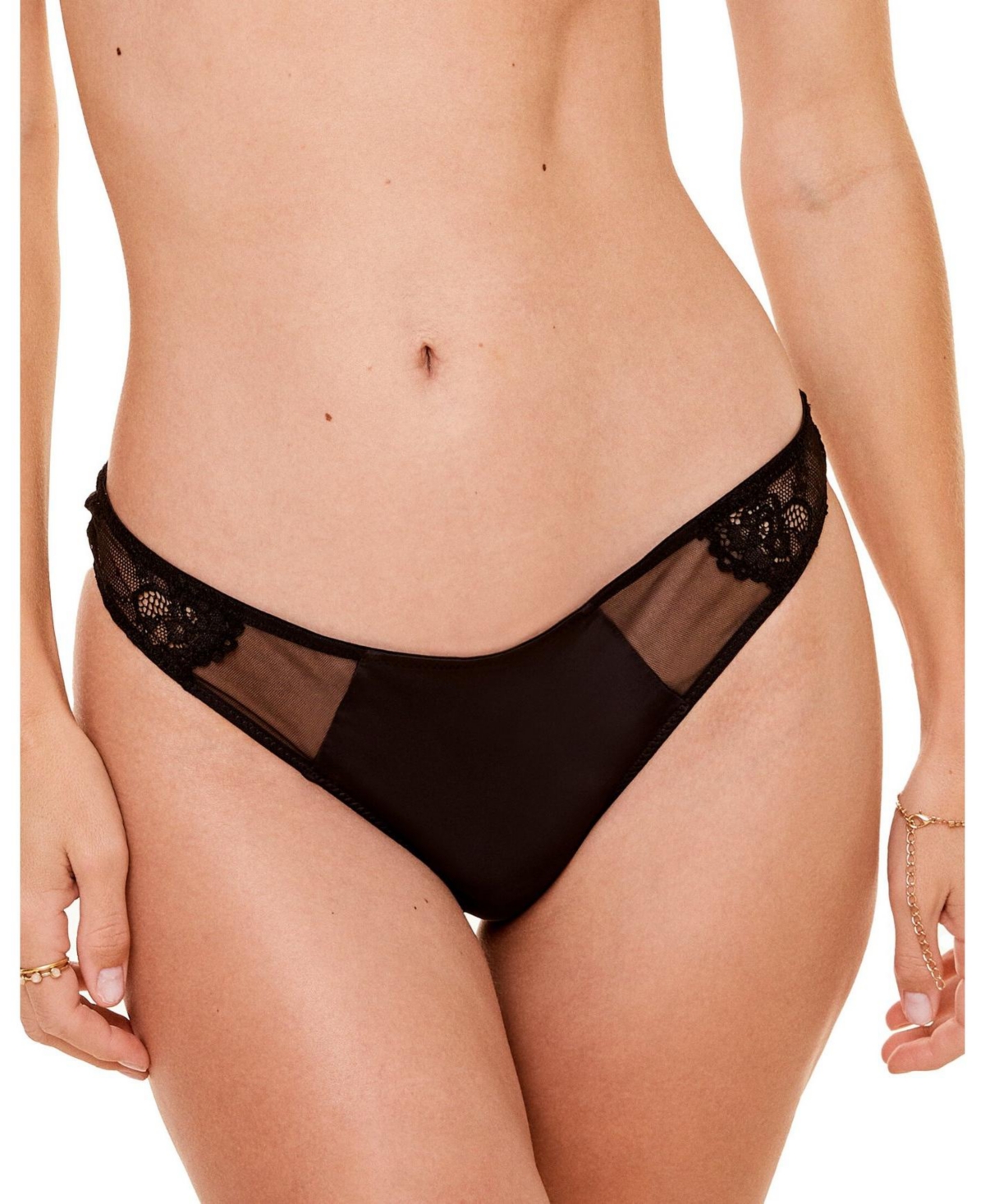 Women's Joslyn Thong Panty - Black