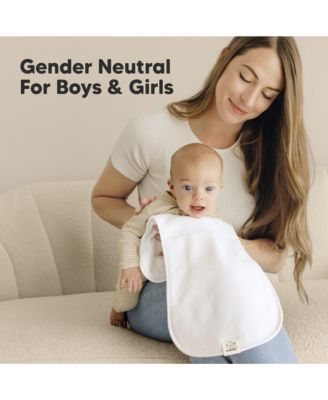 5pk Quin Baby Burp Cloths for Boys, Girls, Large Absorbent Cotton Burping Cloths for Babies, Newborns