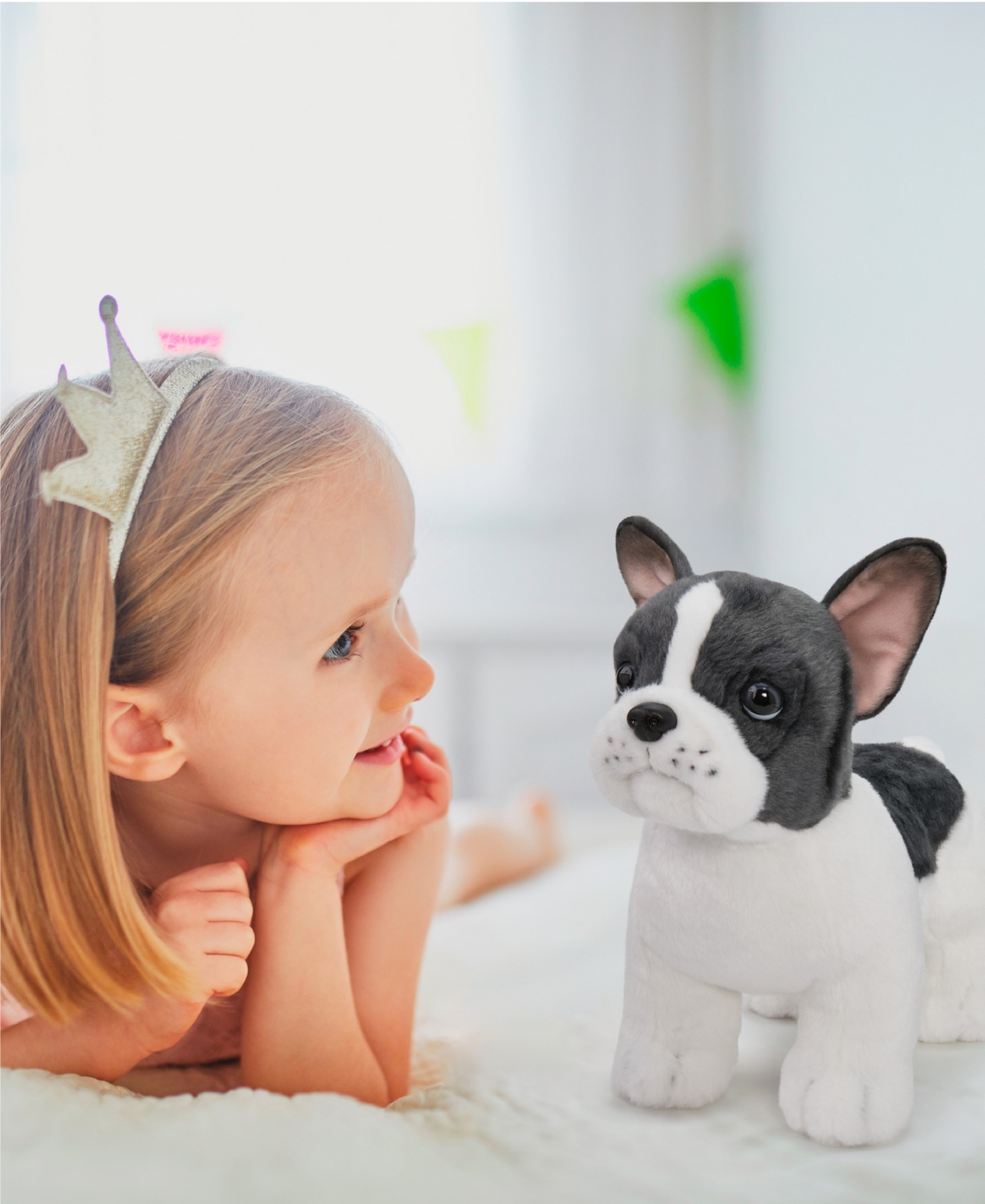 Geoffrey's Toy Box French Bulldog Puppy Dog Plush In No Color